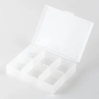 Muji polypropylene pill boxes can be connected for use as packaging and storage boxes, portable medicine boxes, and transparent small boxes thumbnail 5