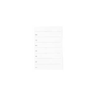 无印良品自由日程表便签纸 120×75×1.5mm 13张周记事便利贴