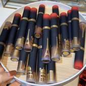 咪朵拉哑光唇釉欧美妆不沾杯不掉色裸咖口红贡茶色女雾面丝绒持久