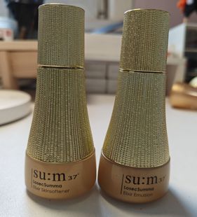 韩国sum37苏秘水乳小样呼吸苏玛罗马鎏金溯茫精华面霜紧致提拉