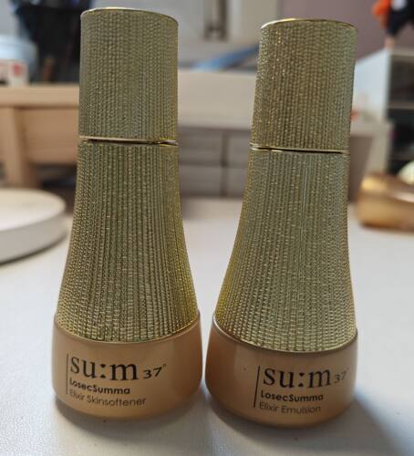 韩国sum37苏秘水乳小样呼吸苏玛罗马鎏金溯茫精华面霜紧致提拉