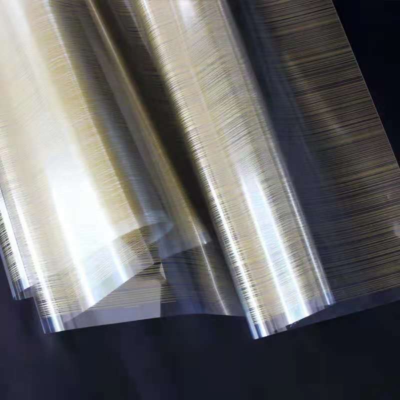 金拉丝夹丝玻璃贴纸金色布纹贴膜客厅艺术装饰贴膜玻璃移门玻璃隔