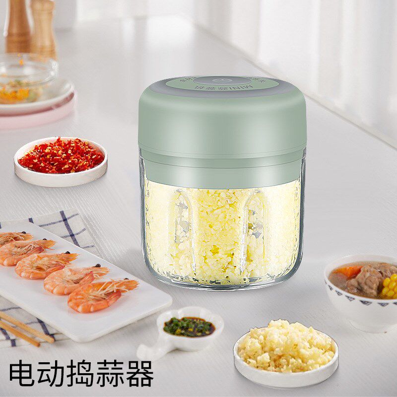 捣蒜泥神器大蒜捣碎蒜泥打蒜蓉机小型搅碎切蒜电动拉蒜器家用绞蒜