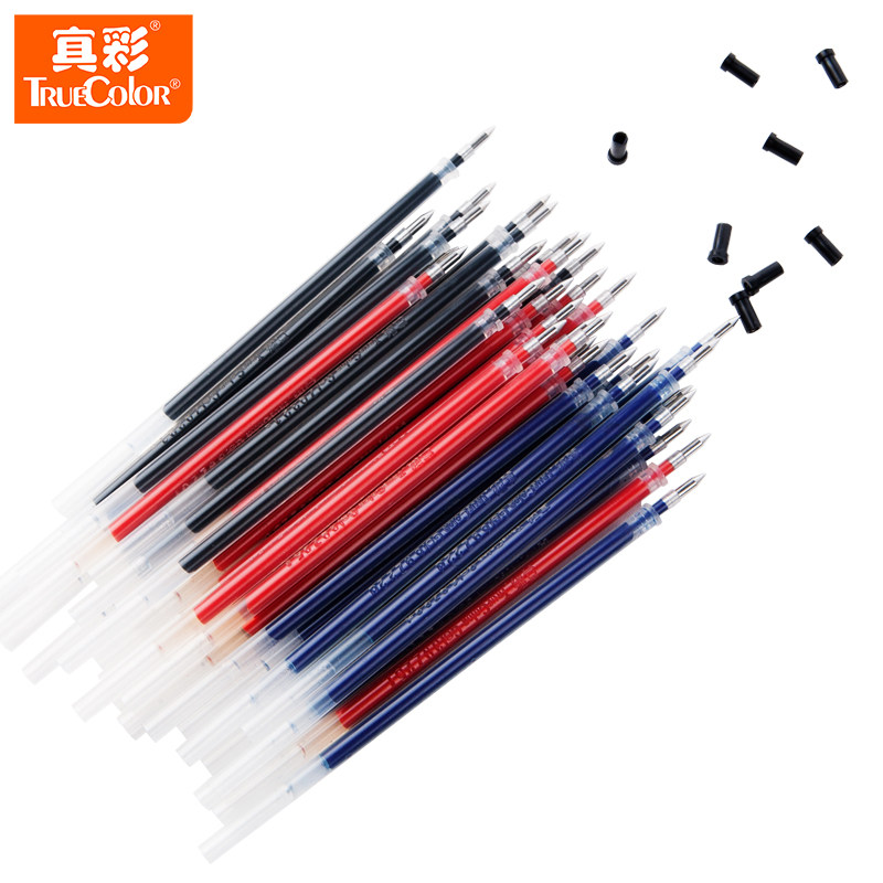 무료 배송 트루 컬러 총알 젤 펜 리필 0.5MM 리필 워터 펜 리필 24 팩 GR-1112 가격