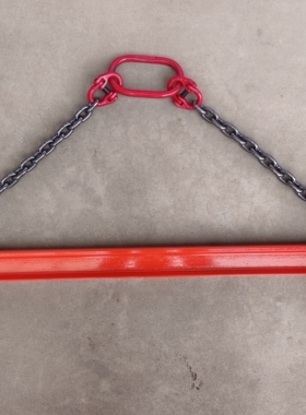 平衡吊梁铁扁担一字吊梁起重吊具横梁大吨位吊钩工字钢横梁挖机吊