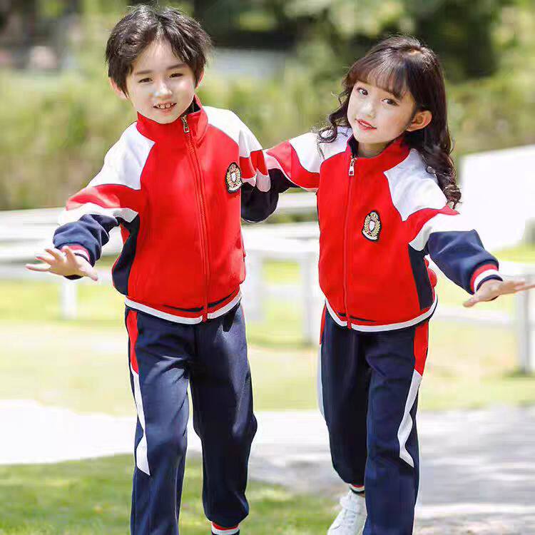 新款小学生幼儿园班服园服校服春秋装团体运动休闲套装棒球服少儿