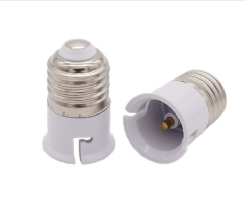 E27转B22老式卡口转大螺口转换灯头灯座LED灯具转换器卡扣灯泡