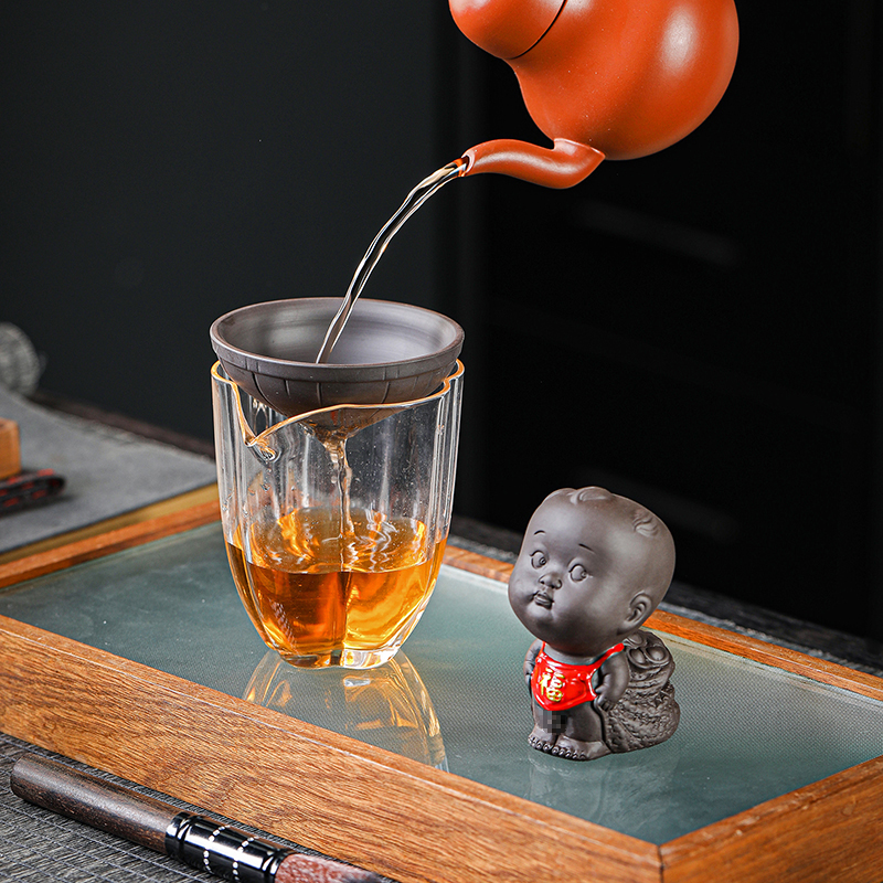 福气童子茶宠茶玩可养茶台摆件