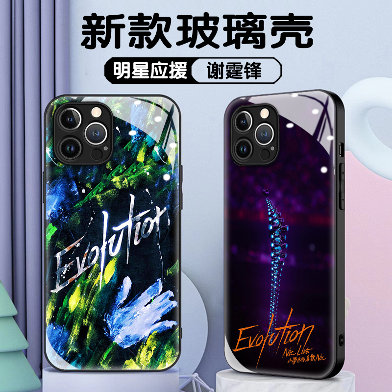 谢霆锋Evolution进化演唱会适用苹果17promax手机壳华为p80明星应援潮男女OPPO Reno14个性涂鸦IQOO12玻璃壳