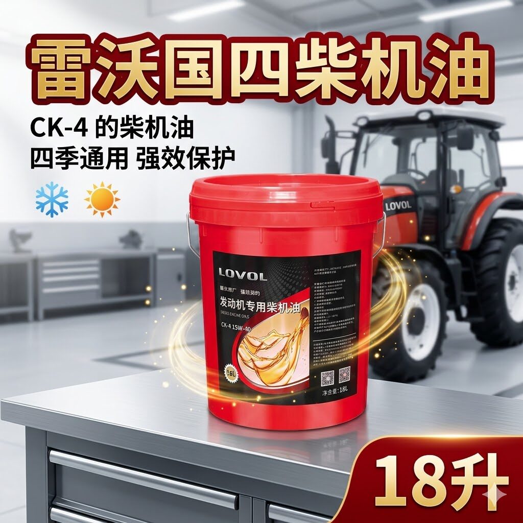 雷沃CK-4柴机油15W-40四季