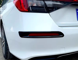 23款十一代思域后雾灯框改装专用后雾灯亮条11代思域雾灯装饰亮条