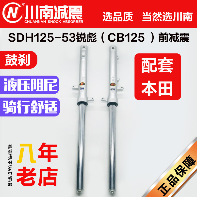 川南新大洲摩托车SDH125-53锐彪（CB125）CGX125CB125D前减震配件