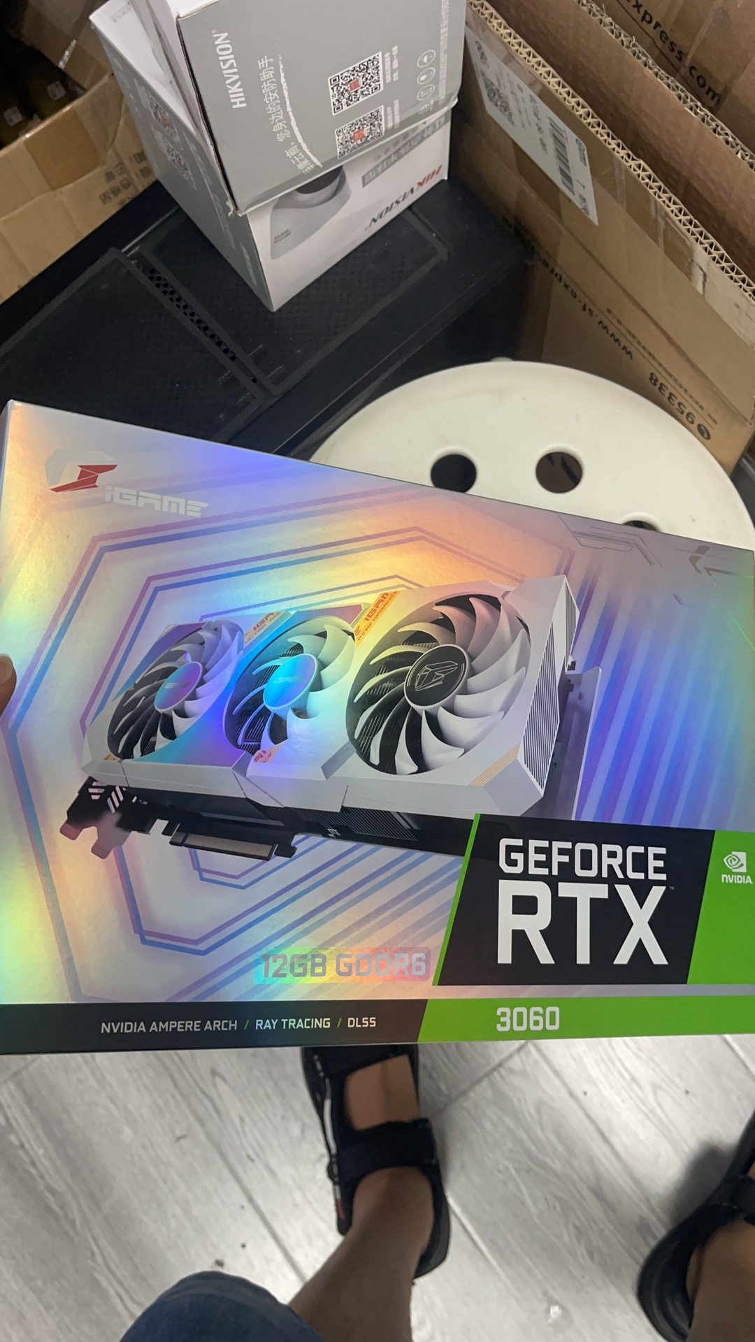 七彩虹 rtx3060锁算力 12g 白色 ultra w oc电脑游戏独立显卡