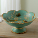 果盘套装 美式 饰品果盆 客厅茶几摆件家居装 陶瓷水果盘摆件创意欧式