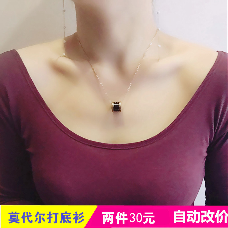 ÇﶬĪ´ú¶û´óÔ²Á쳬±¡¿îÌùÉí³¤ÐäÄÚÒÂŮʿճÏ˵¥¼þÉÏÒÂÇïÒ´òµ×ÉÀ