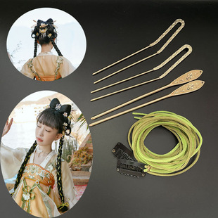 小豆蔻儿蔡文姬花朝如约王者荣耀发簪钗头饰古风汉服配饰发饰套装