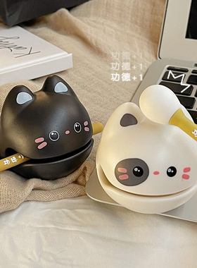 可爱迷你小木鱼敲打解压神器