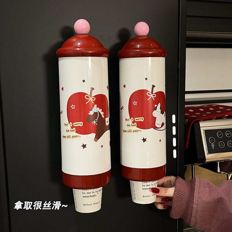 一次性杯子取杯器饮水机水杯架子家用壁挂免打孔收纳纸杯架取杯架,家庭/个人清洁工具,杯架,淘宝优惠券,粉丝福利购,淘宝优惠卷