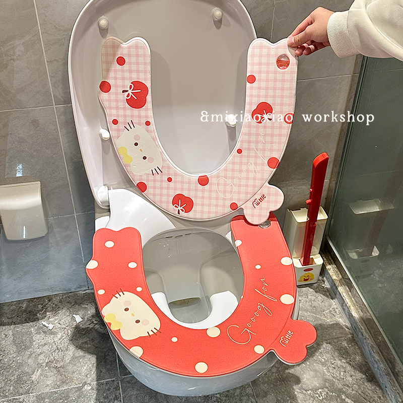 马桶坐垫四季通用粘贴式