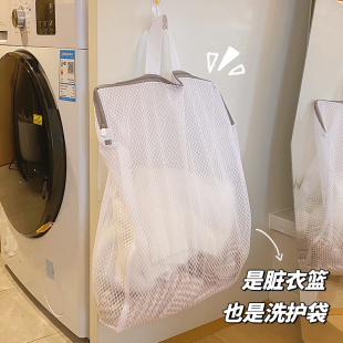 脏衣服收纳袋挂式 脏衣篓家用脏衣篮筐卫生间浴室放衣服神器洗衣袋