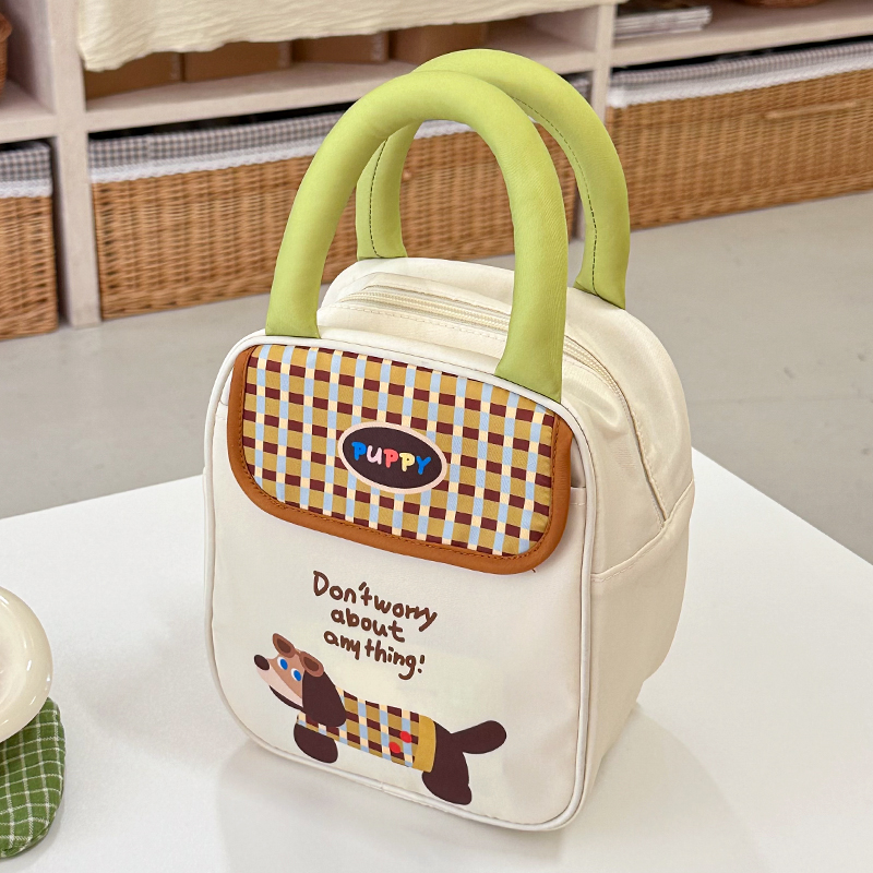 饭盒保温手提袋子饭包上班族带饭便当餐包小学生儿童饭袋加厚铝箔