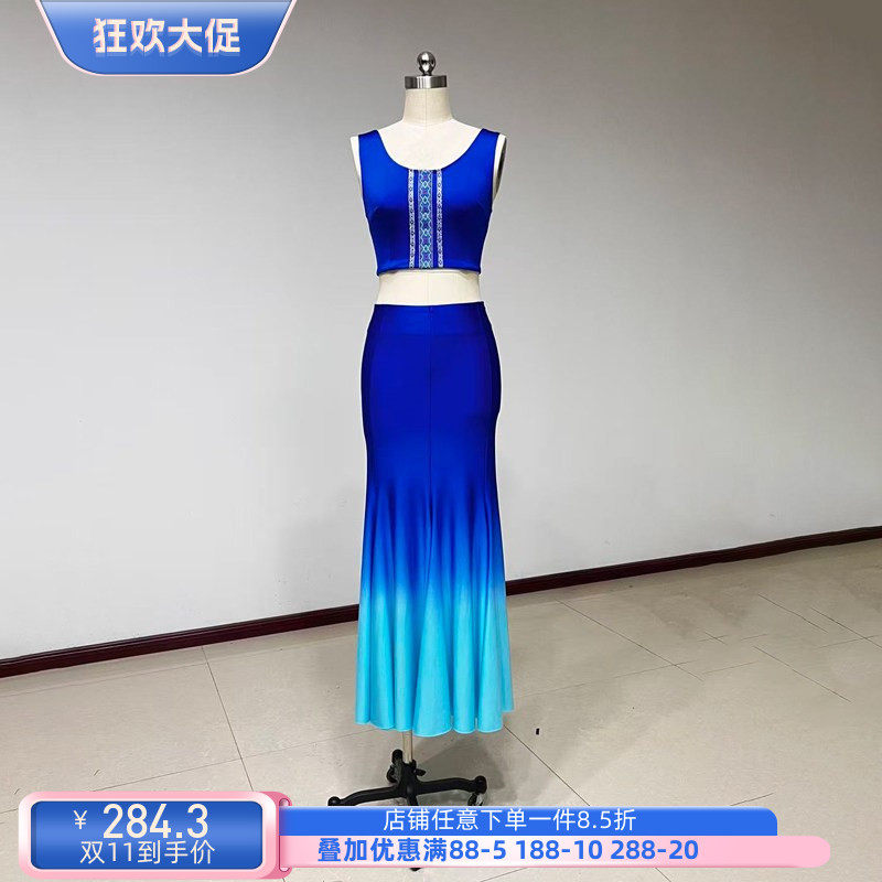 舞研依库傣族舞服女艺考演出