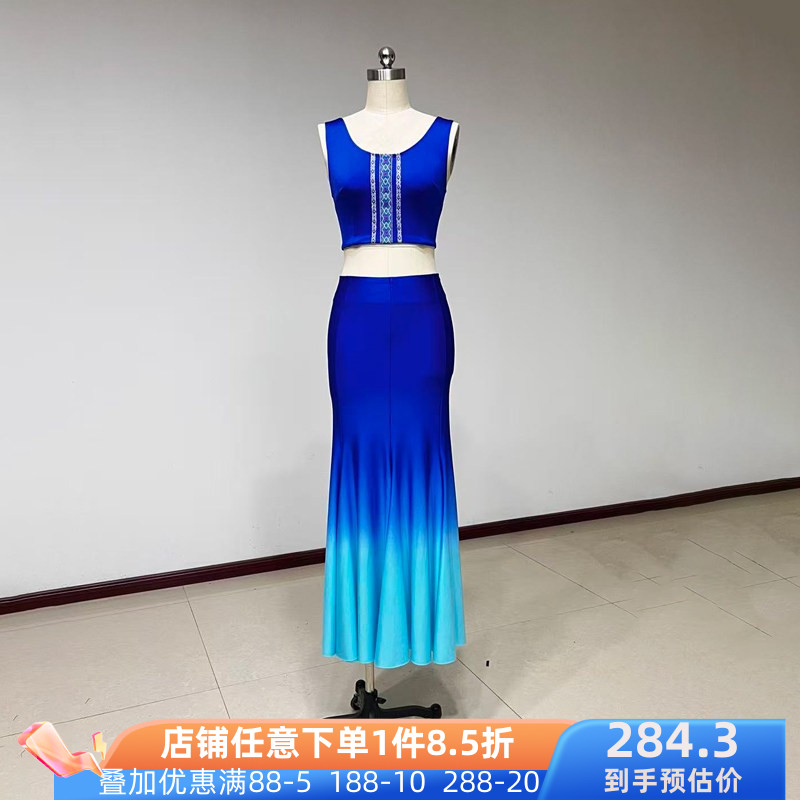 舞研依库傣族舞服女艺考演出