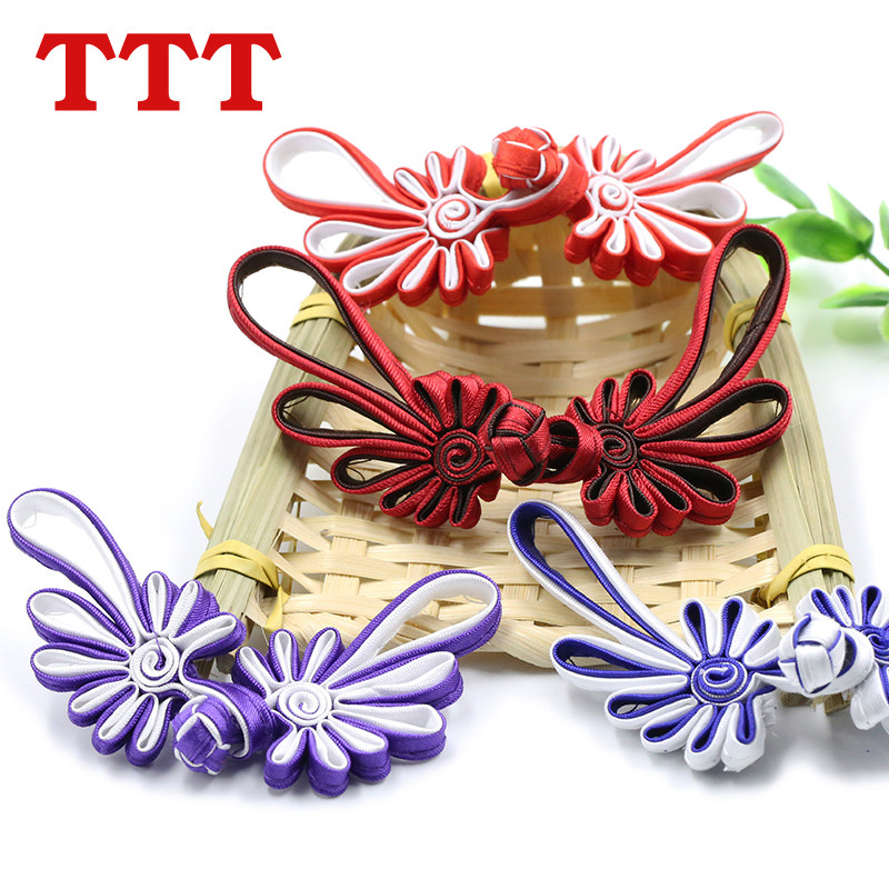 中国风凤尾盘扣扣子手工旗袍唐装复古中式上衣民族风喜帖纽扣辅料