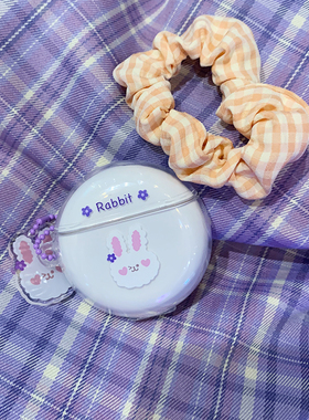 低价清仓 /华为无线蓝牙耳机保护套软 可爱原创紫花兔透明Freebuds3代保护壳