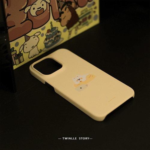 iPhone16猫咪手机壳磨砂硬壳