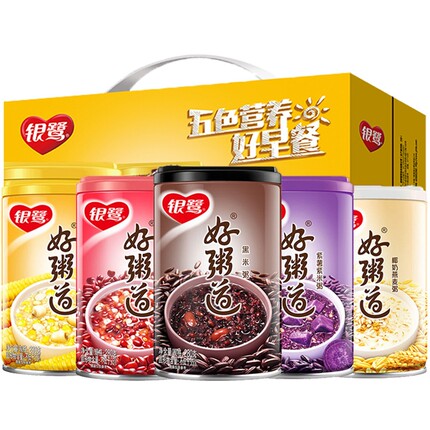 银鹭好粥道八宝粥280g黑米紫米燕麦玉米正品即食营养免煮早餐粥