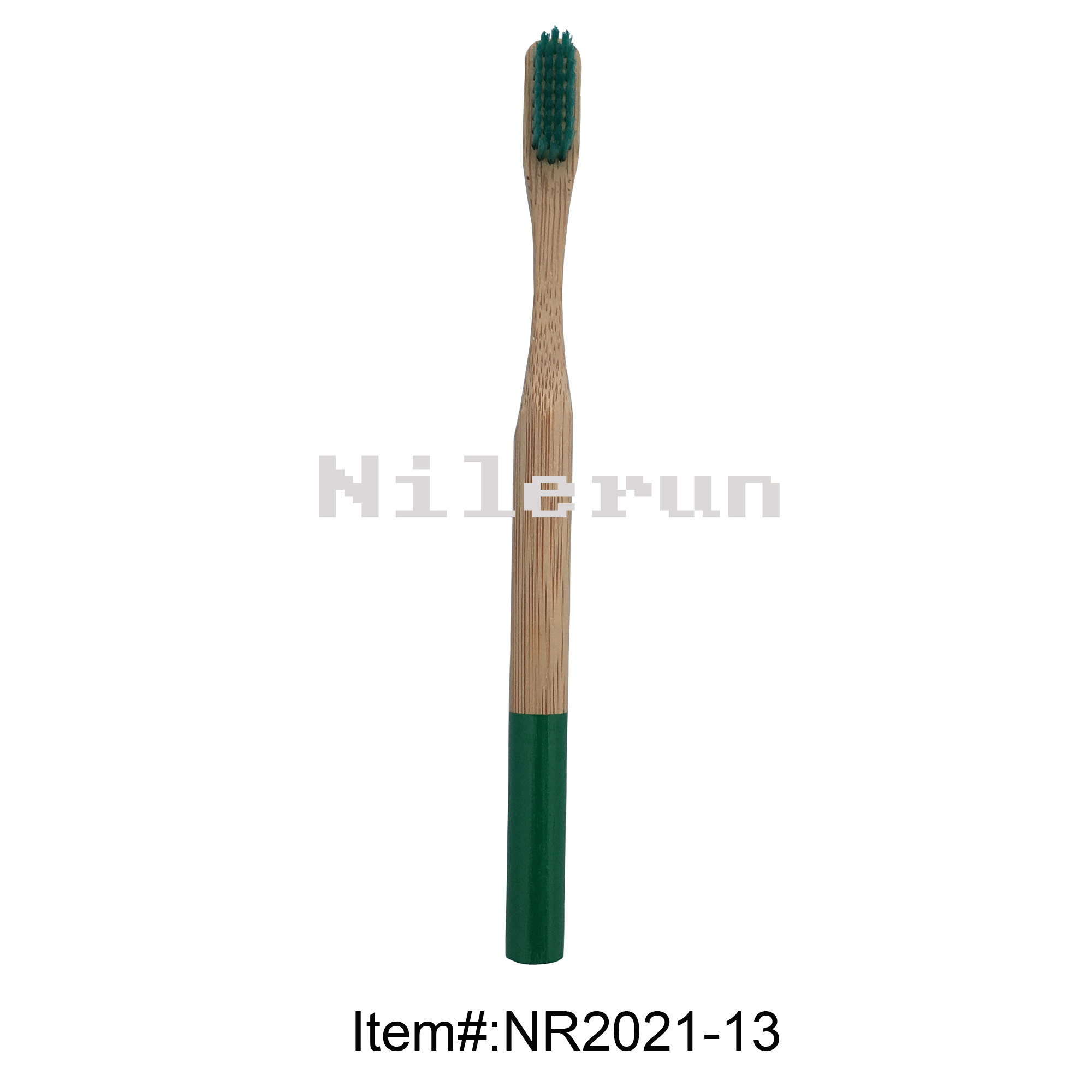 nilerun绿色圆形牙刷个性定制