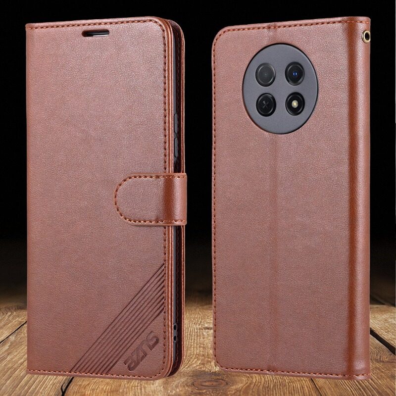 适用华为Hi畅享70Pro手机壳翻盖式防摔全包皮套华为可插卡钱包款式保护套男女时尚软胶简约皮夹CTR-AL20皮夹