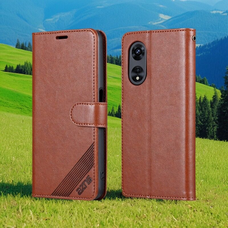 适用oppo A1 5G手机壳翻盖式防摔全包皮套华为可插卡钱包款式保护套男女时尚软胶简约皮夹