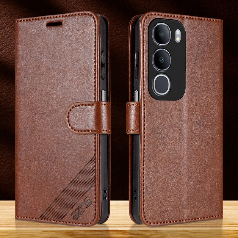 适用vivo Y50 5G手机壳翻盖式皮套插卡钱包款式保护套全包防摔商务男女士高档外壳皮夹