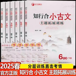 2025春知行合小古文主题拓展训练一二三四五六年级下册人教版语文