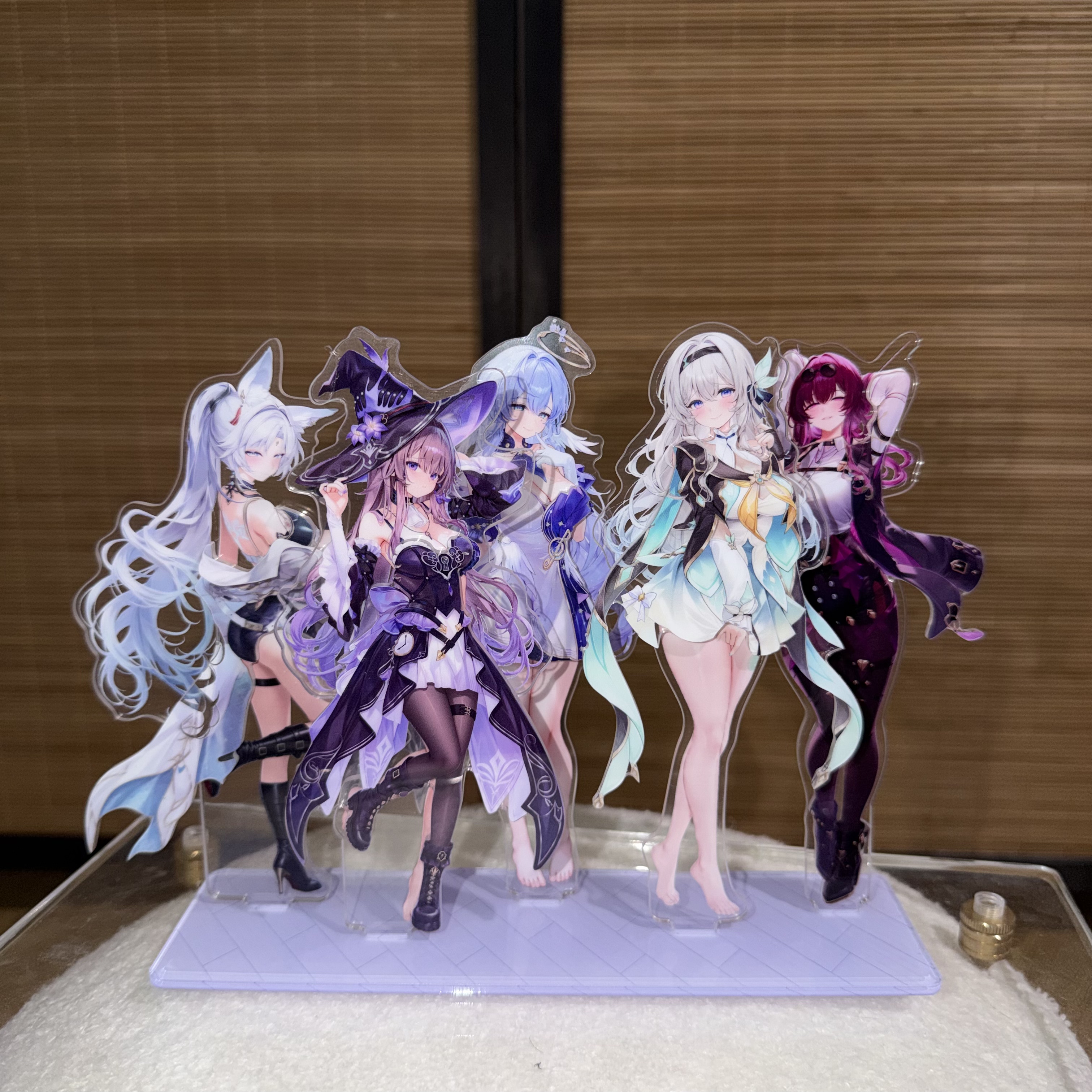 次元谷物局崩坏星铁同人画师machi自制流莹大黑塔飞宵磁吸立牌