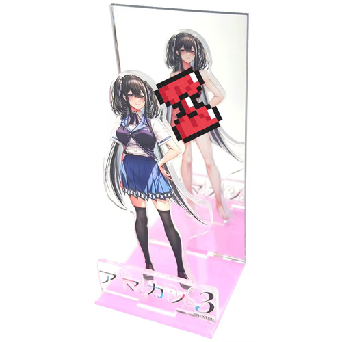 鸿沙由美AB差分镜面立牌