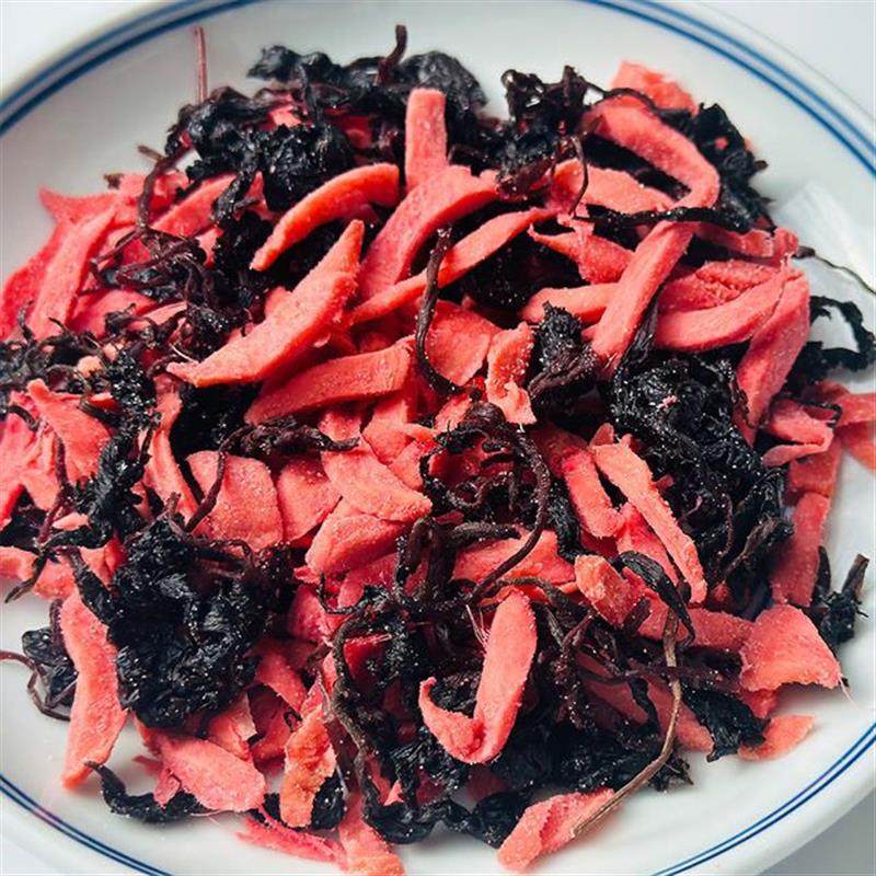 湖南特产紫苏姜开胃休闲小吃无添加纯手工零食248克罐装即食蜜饯