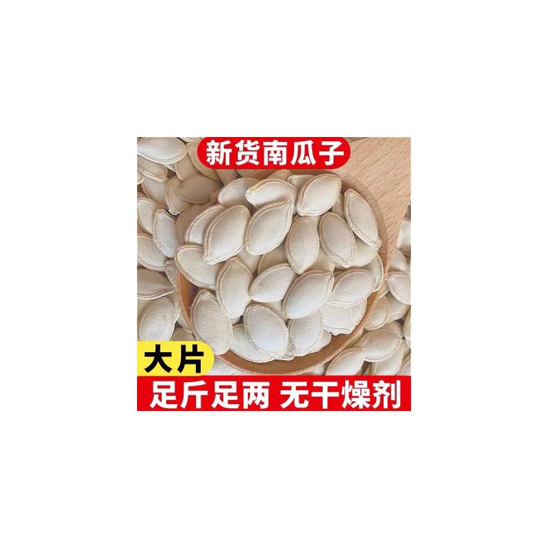 新货大片生南瓜子内蒙精选带壳南瓜籽不漂白薄纸皮南瓜子坚果零食