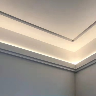 双眼皮灯带单边铝槽回形吊顶灯槽