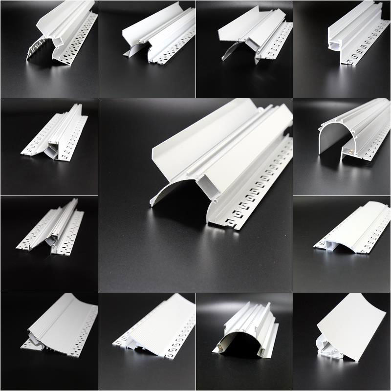 LED隐形线条灯 回光灯线性反光槽无边框铝槽灯嵌入式洗墙回型顶灯,家装灯饰光源,室内LED灯带,淘宝优惠券,粉丝福利购,淘宝优惠卷