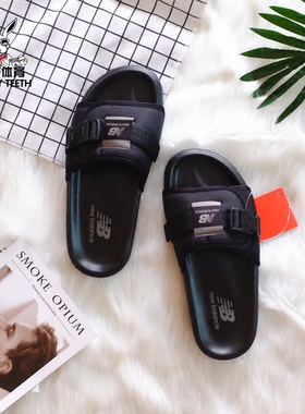New Balance NB韩国新款黑粉夏季男女情侣沙滩鞋凉鞋拖鞋SD2152BK