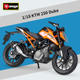 新款 Duke重机车仿真合金摩托车模型成品收藏摆件 250 18KTM