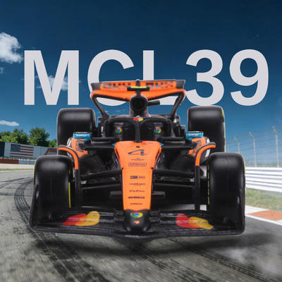 新款 1:43 2025 F1 迈凯伦车队 MCL39 仿真合金汽车模型