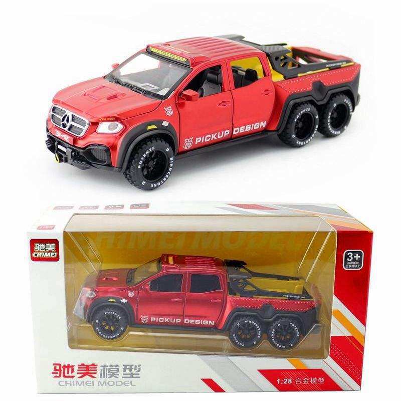 新款 驰美合金模型1:28奔驰X-Class皮卡货车声光开门儿童玩具盒装,模玩/动漫/周边/娃圈三坑/桌游,火车/摩托/汽车模型,淘宝优惠券,粉丝福利购,淘宝优惠卷