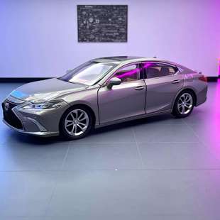 新款 合金凌志1:24雷克ES轿车声光男孩玩具汽车模型摆件收藏品