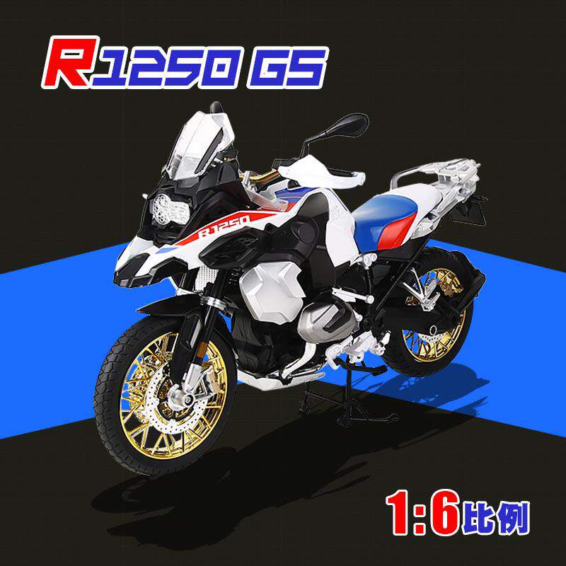 新款 A礼盒装1/6水鸟摩托车仿真声光滑行儿童玩具礼物