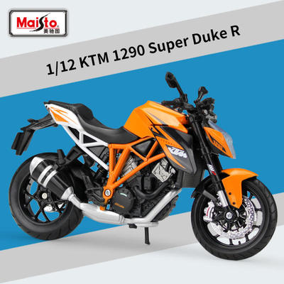 美驰图1:KTM1290 Super Duke R仿真合金摩托车成品模型玩具礼品