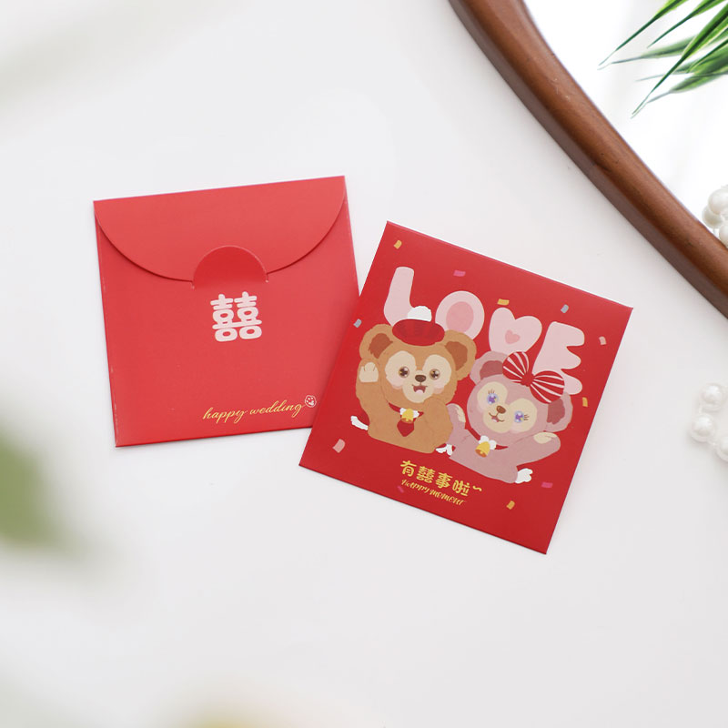 堵门红包创意可爱卡通